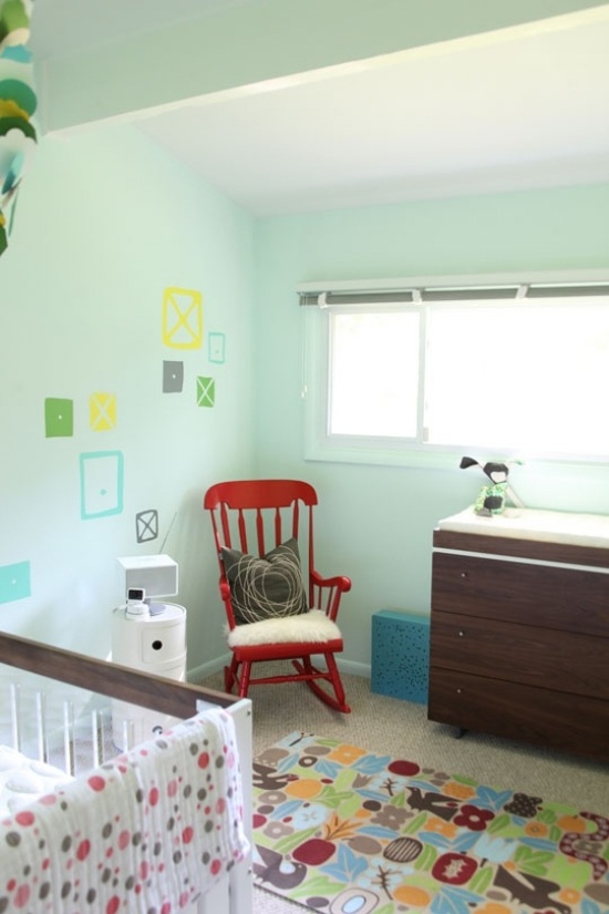 färgglada dörrmattaidéer för design av små barnrum