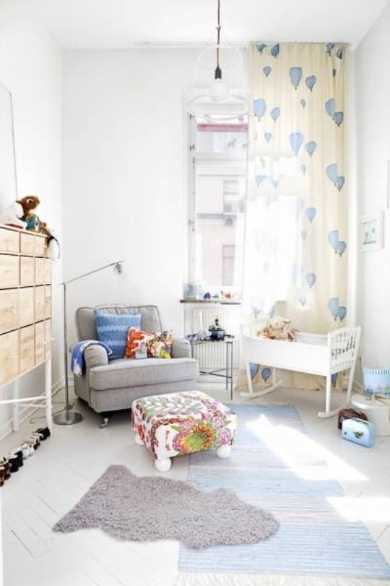sväng spjälsäng idéer för liten baby rum design