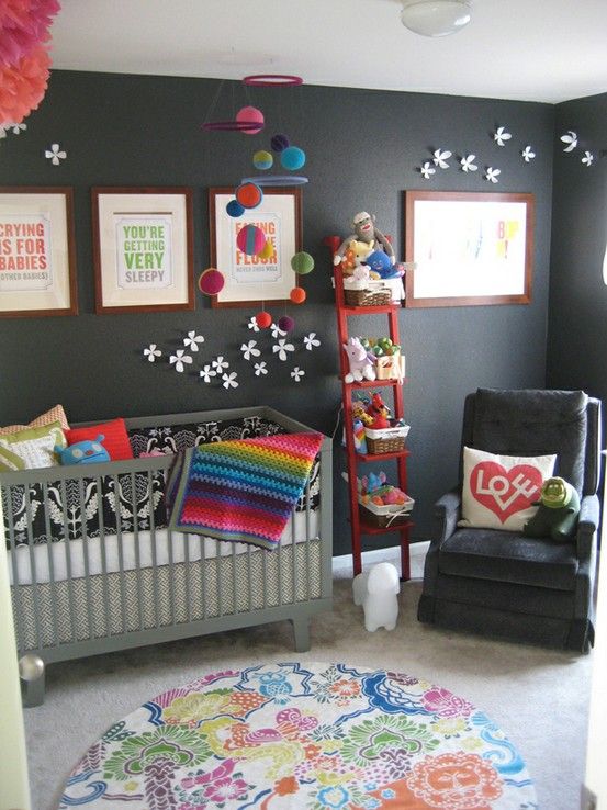 Baby-rum-design-färgglada-dekoration-idéer