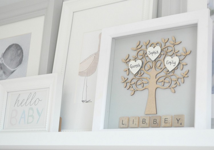 baby room decor pictures wall design family tree
