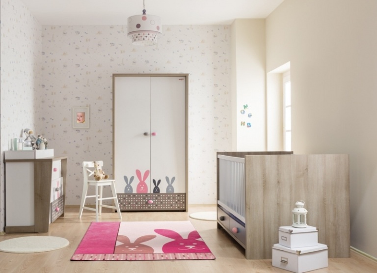 Barnrum kompletta möbler kaniner motiv-tjejer tillverkare Storbritannien