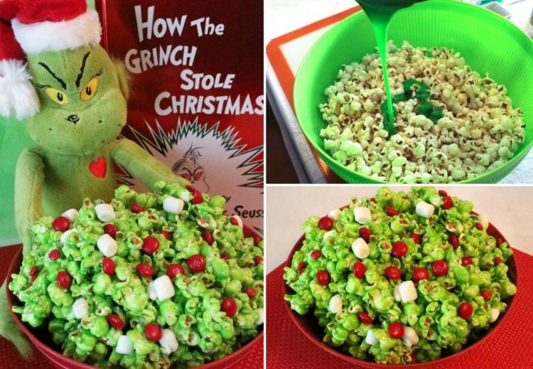 bakning-jul-pocprn-idé-grinch-grön-färg-mellanmål-diy