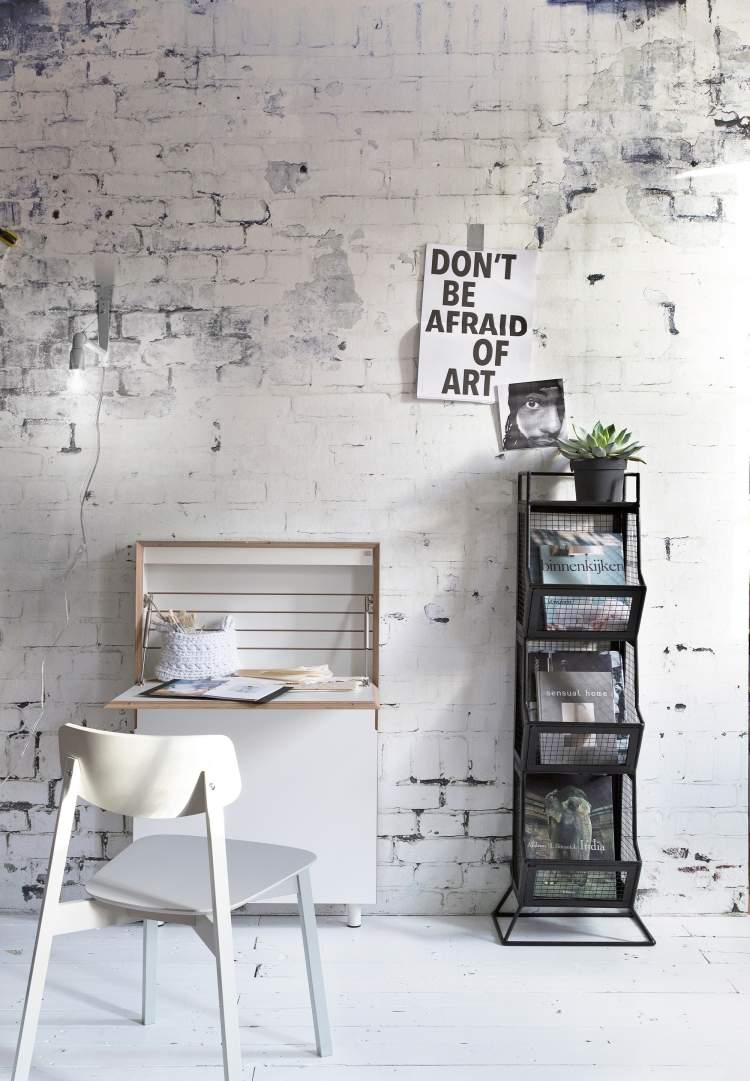 tegel-tapet-vägg-design-vit-skandinavisk-minimalistisk-gammal-grov-balanserad-realistisk