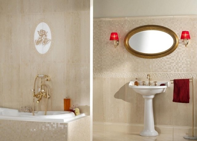 badrum-med-mosaik-kakel-design-badkar-vägg-Ceramiche-Supergres