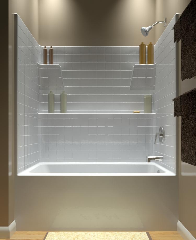 Badkar-vägg-i-hylla-moderna-nisch-hyllor-dusch-vit-beige