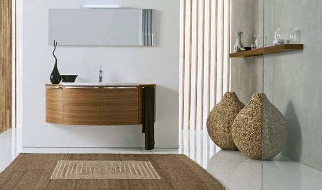 badrum-idéer-möbler-naturligt-trä-look-bas-skåp-front-välvda