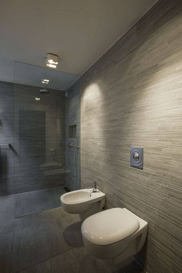 badrum-tak-ljus-led-modern-oval-grå-kakel-duschkabin