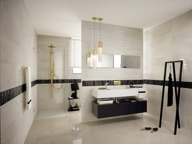 svart-marmor-vit-3d badrumsplattor