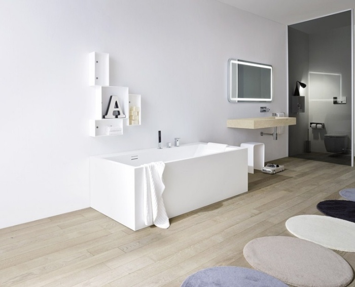 Unico-serien-badkar-dusch-Rexa-design-Korakril-vit-modern