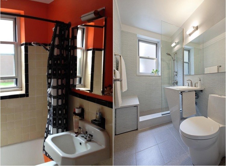 badrum-renovera-före-efter-ljus grå-vit-modern