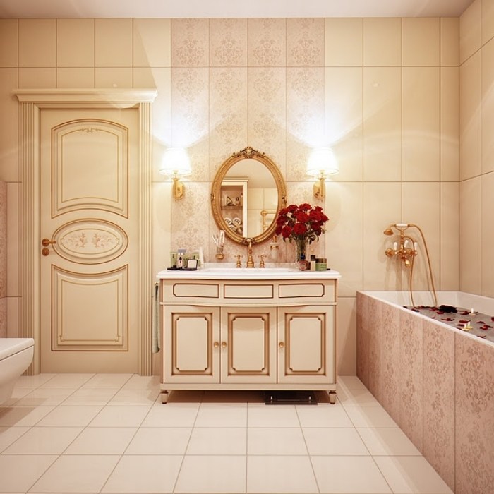 Badrumsförslag-traditionell-inredning-rysk stil