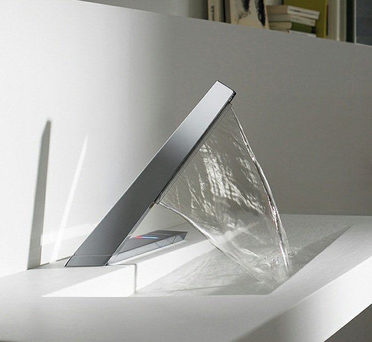 kran-badrum-hansa-design-vatten-jet-modern-tvättställ-vit
