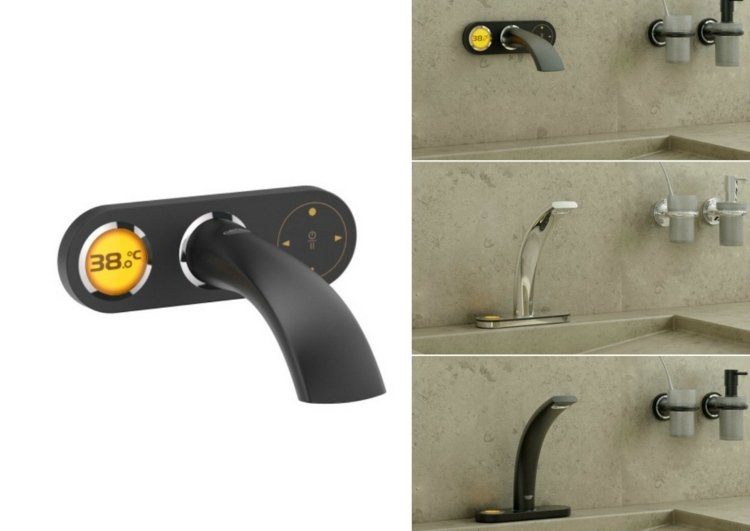 kran-badrum-svart-silver-grohe-ondus-temperatur-display