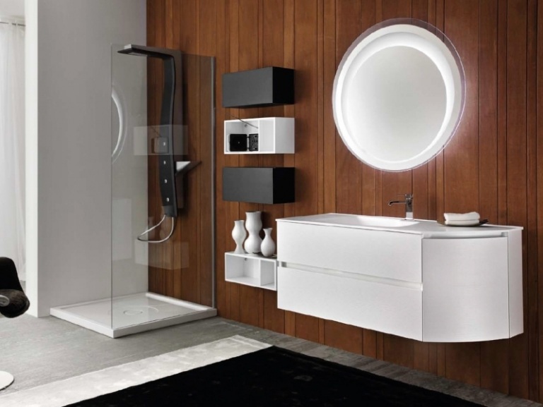 Badrumsmöbler-vit-underskåp-idéer-rund spegel