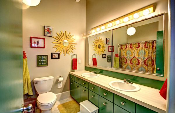 gröna badrumsskåp speglar bilder på stora speglar