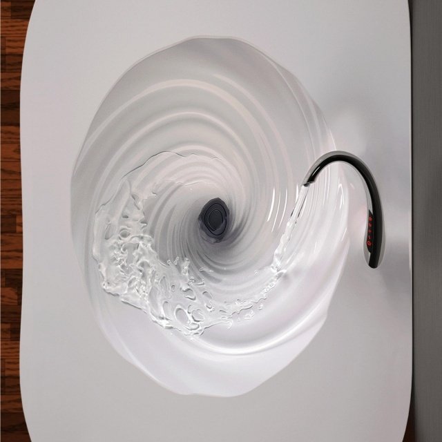 Designer tvättställ vortex-form-vortex-dk-design