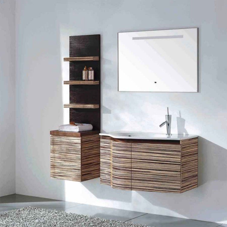 badrum-möbler-trä-optik-tvätt-skåp-badrum-hylla-spegel-vinkel-