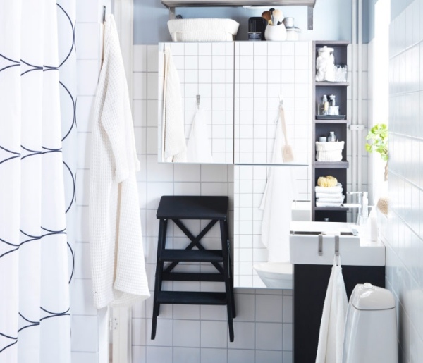 Badrumsmöbler spegel design Ikea