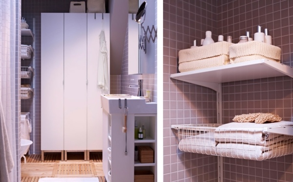 Badrumsmöbler set Ikea-moderna badrumsmöbler