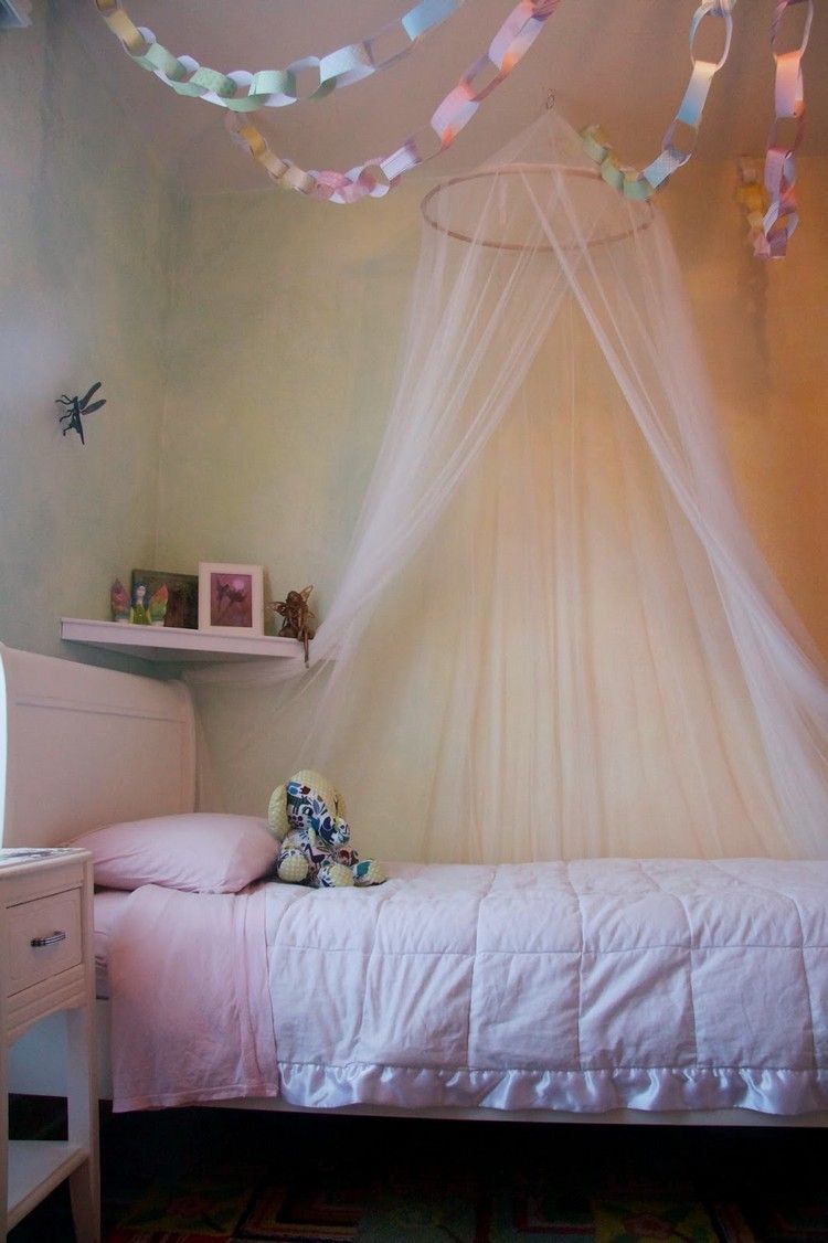 DIY baldakin barnkammartips själv