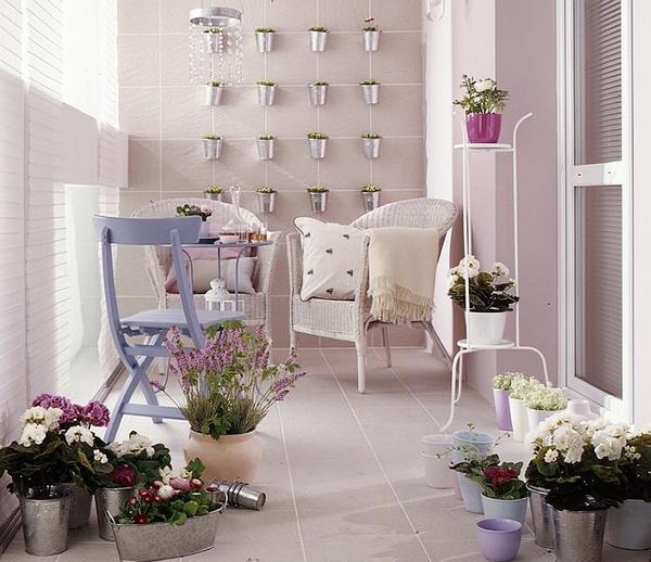 Gör din egen balkong sekretess skärm persienner växter vägg