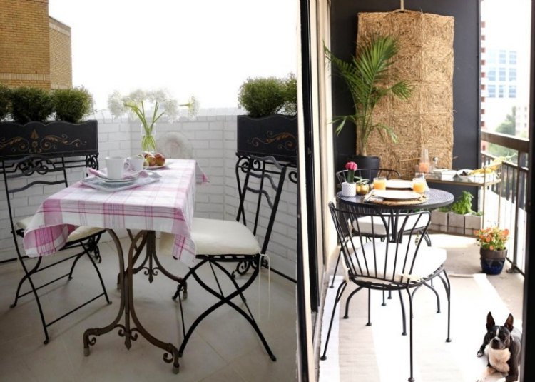 balkong-möbler-liten-balkong-utrymme-elegant-smal-järn-möbel-romantisk