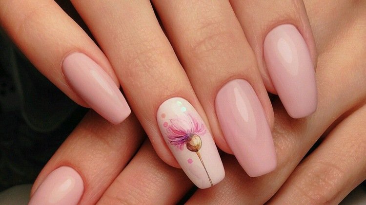 Ballerina gel naglar rosa toner naglar klistermärken