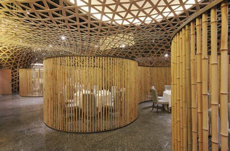 Gör rum av bambu