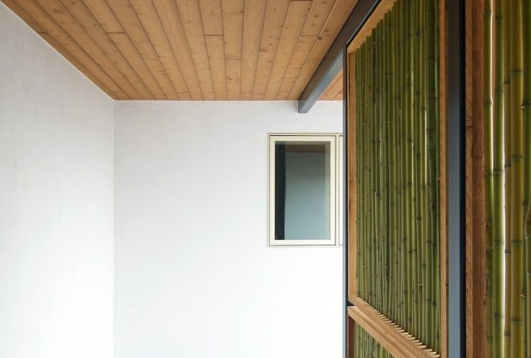 Bambu utomhus utrymme interiör