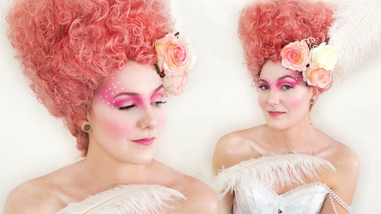Halloween makeup idéer barock frisyrer guide