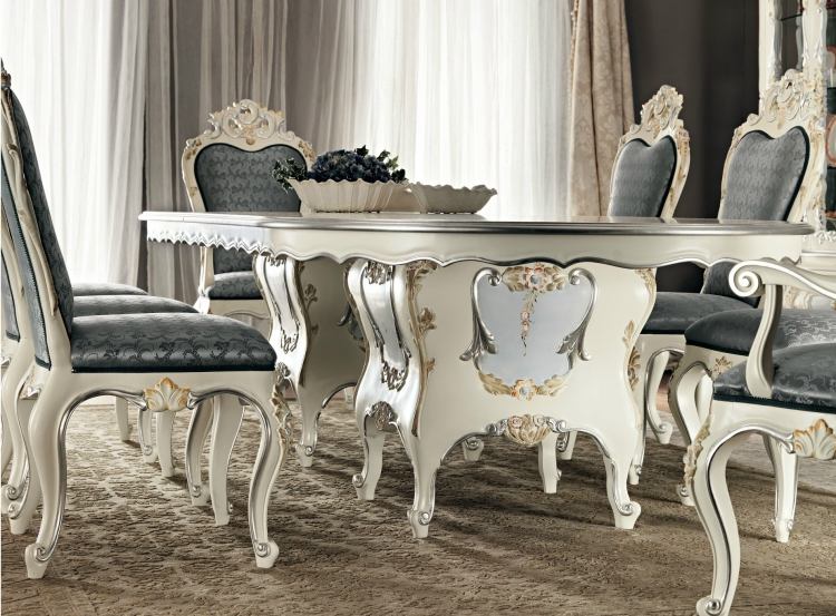 Barock-möbler-matbord-möbler-stolar-blå