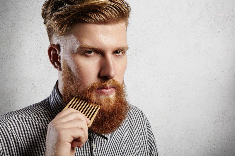 skäggvårdstips tricks skäggvård skäggiga män instruktioner träkam