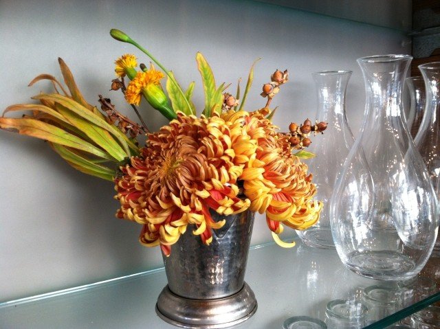 Blomsterarrangemang höstblommande borddekorationsidéer