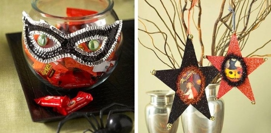 Mousserande stjärnmask dekor-organisera till Halloween-fest