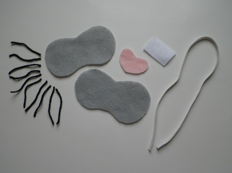 Crafting-idéer-påsk-filt-instruktioner-masker-kanin-gummi