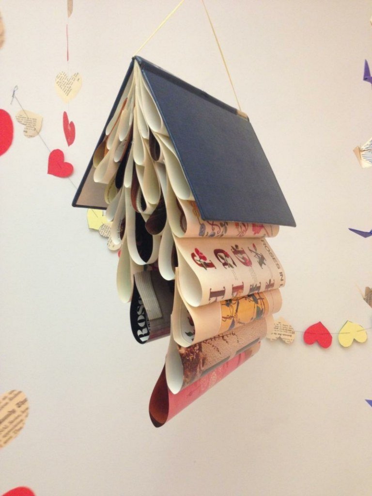 hantverk för vuxna mobil bok idé dekoration tak