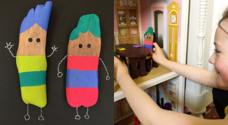 tinker-med-trä-med-barn-drivved-måla-docka-idé