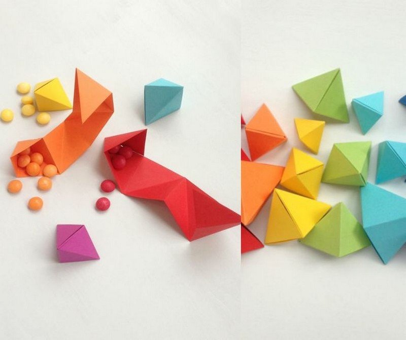 Hantverk-barn-origami-godis-förpackning-idéer