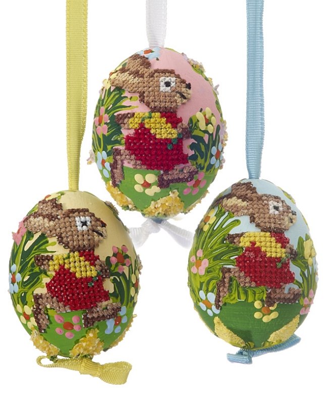 Hantverk-med-barn-till-påsk-påsk-kanin-motiv-ägg-till-påsk-trädet