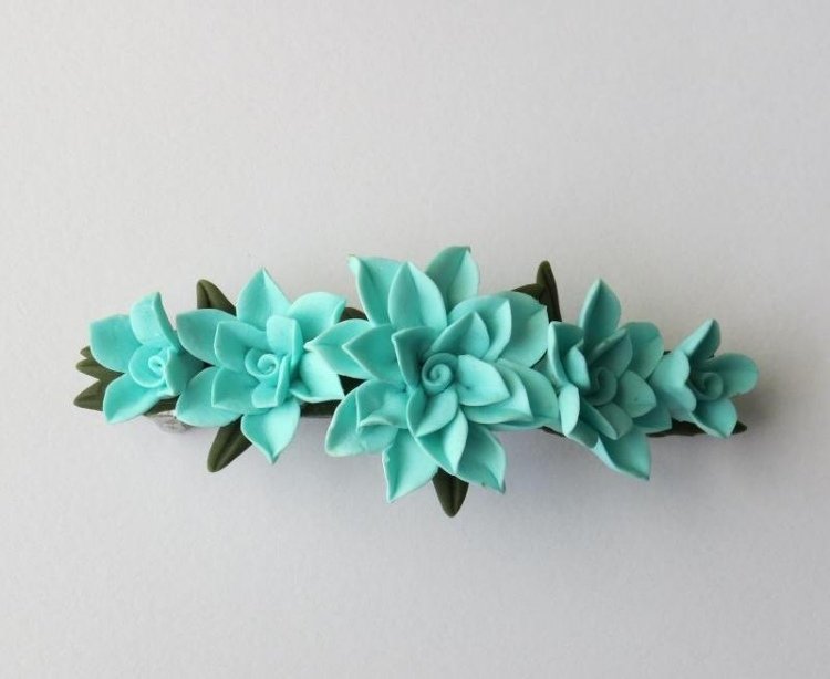 tinker-modellering-lera-gör-själv-blommor-blå-fina-blad