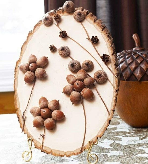 Acorn blommor underbar hantverk idé