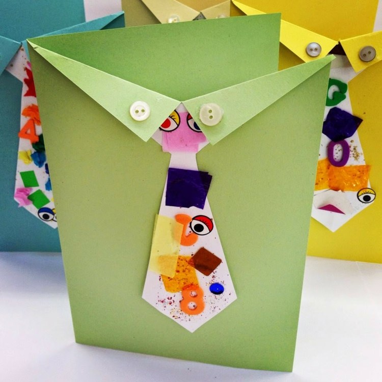 gratulationskort-tie-shirt-tinker med papper