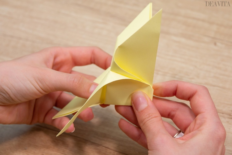 Origami fjäril bara vik