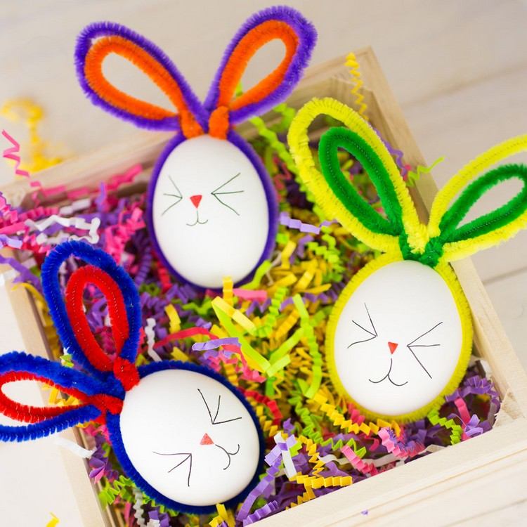 Tinkering med pipstädare påsk-påsk-ägg-roligt-dekorera