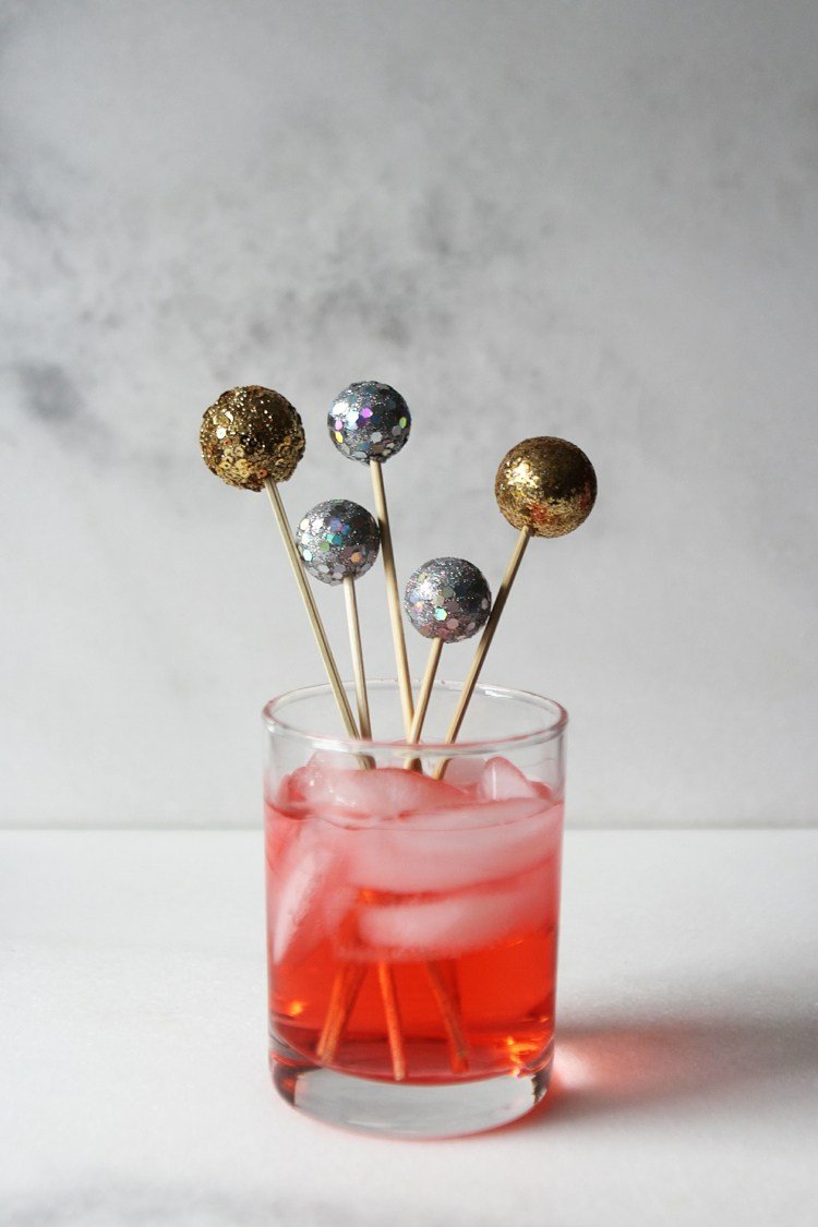 disco boll-frigolit-boll-cocktail-dekoration