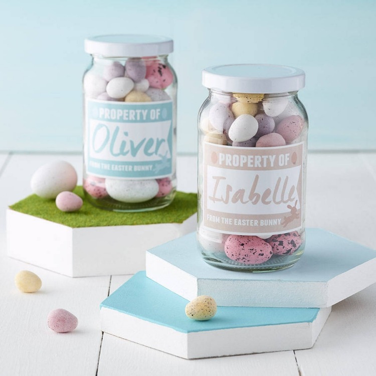 tinker-påsk-sylt-burk-påskkorg-pastellfärgad-godis-present-idéer-personlig