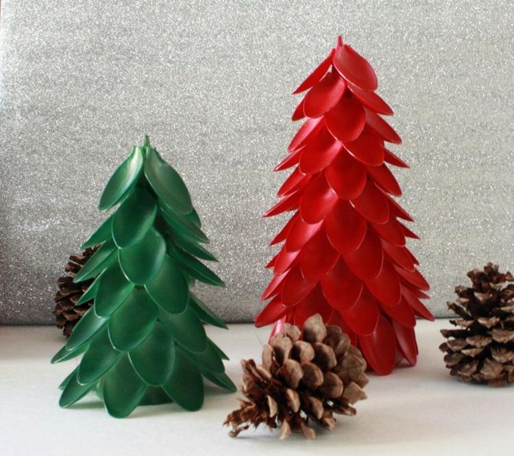 tinker-jul-plast-sked-gran-gran-jul-träd-gran kottar