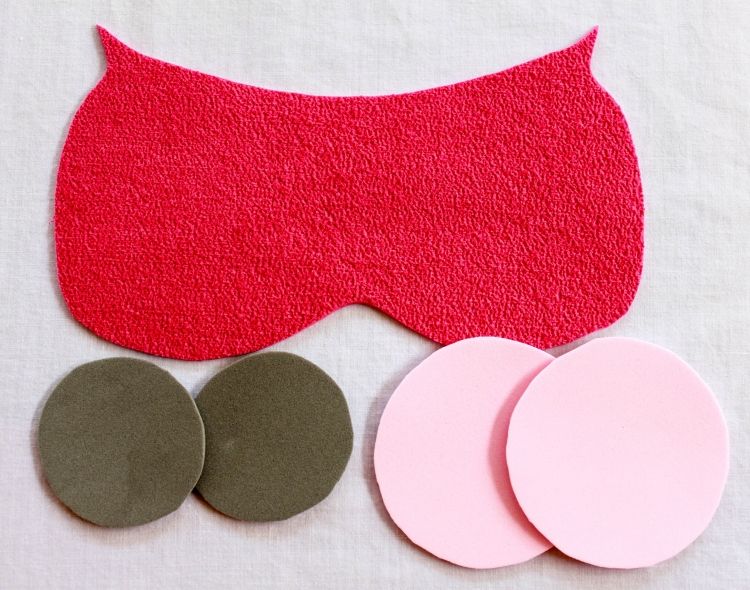Hantverksmallar för hösten-uggla-barn-diy-mask-instruktioner-papper-kartong-filt