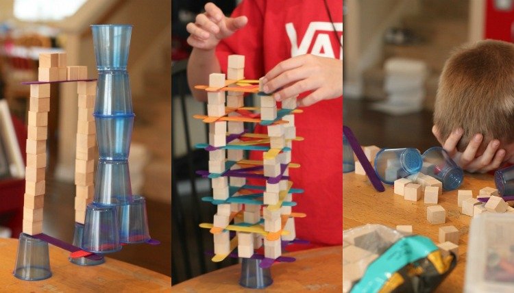 bygg-barn-konstruktiva-spel-torn-trä spatlar-trä kuber