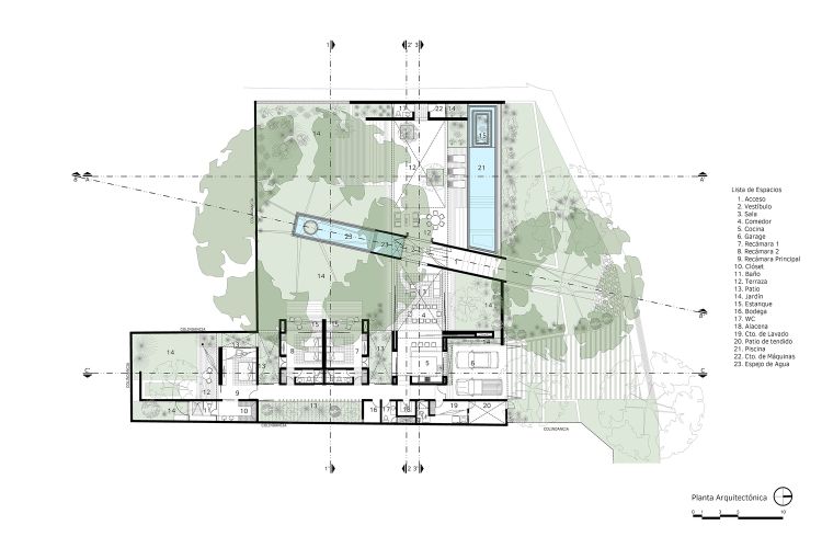 integrera trädbyggnad med träd modern design terrass trädgård utomhus område arkitektur drömhus natur miljö planlösning